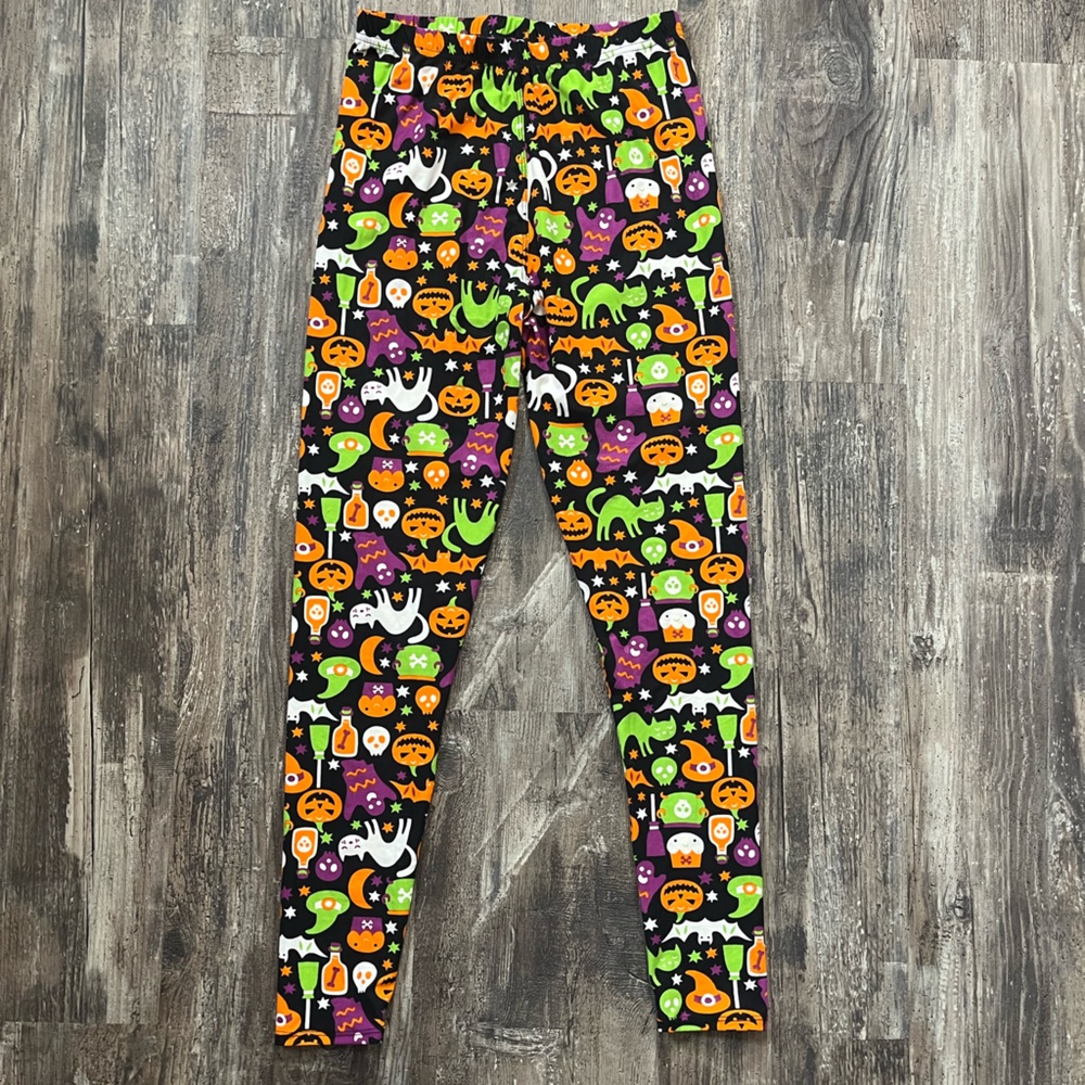 My LaLa Leggings Women’s Set of 2 Halloween Design NWT One Size Stretchy - Picture 8 of 8